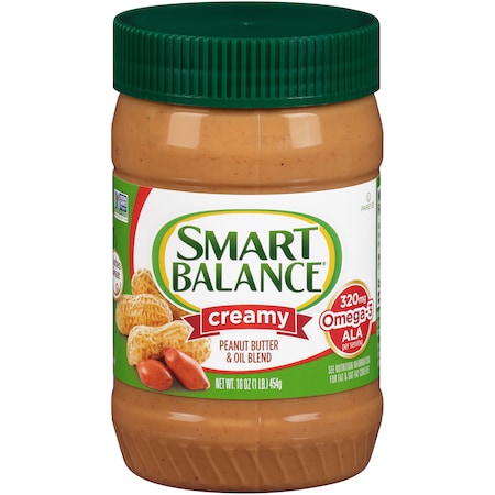 SMART BALANCE Smart Balance Creamy Peanut Butter 16 oz., PK12 3377610030